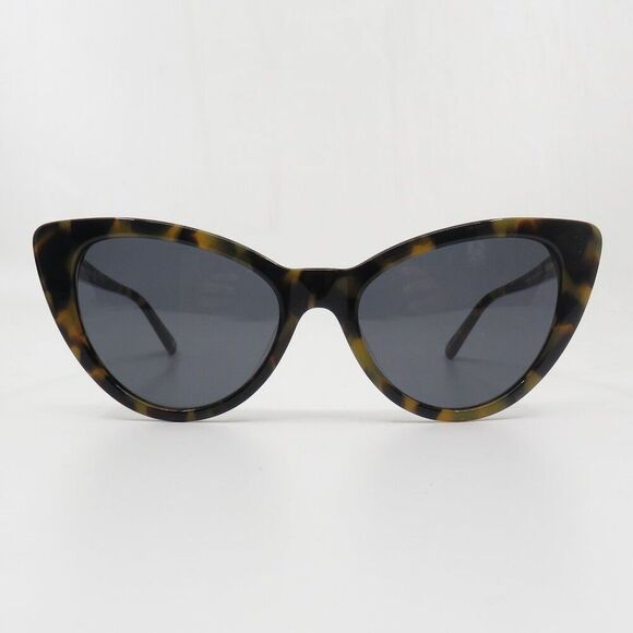 Banana Republic New HALINA/S EPZ Yellow Havana/Grey Cat Eye Sunglasses - Picture 2 of 12